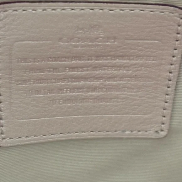 Coach Pink Tote Bag with Metallic Hardware - Picture 7 of 17